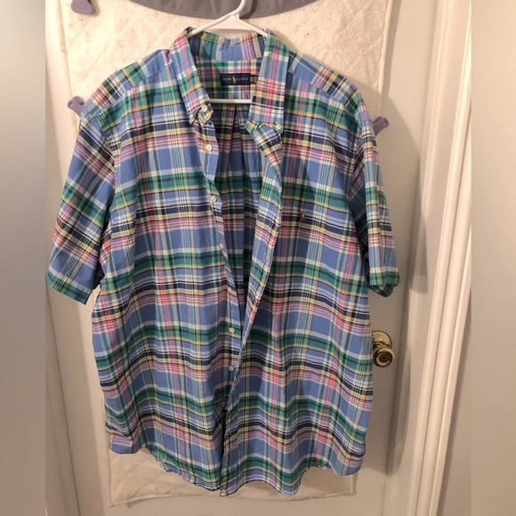 Ralph Lauren Other - Ralph Lauren Plaid Short Sleeve Button Up Shirt